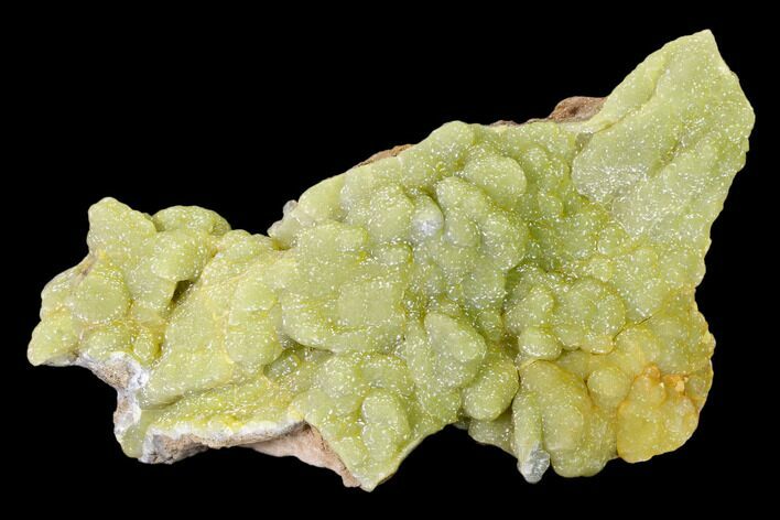 Sparkling, Botryoidal Yellow-Green Smithsonite - China #161544